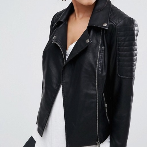 ASOS Faux Leather Jacket - Picture 3 of 3